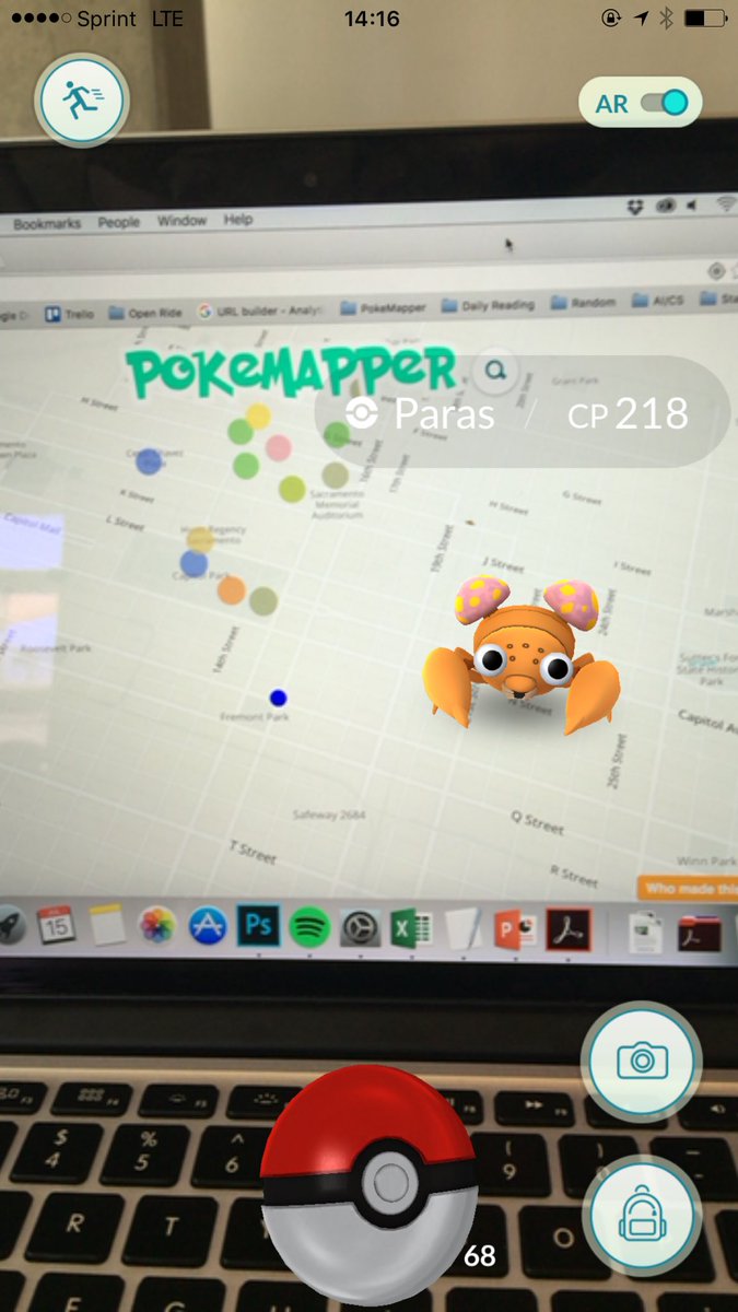 pokemapper's tweet photo. Too #meta is it? #PokemonGo #MapThemAll https://t.co/6IC1n6Agvm https://t.co/4jGSPhQk4x
