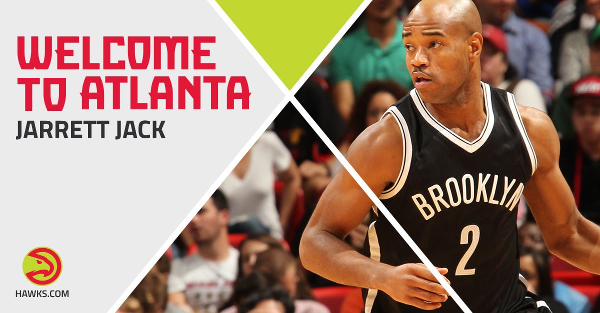 ATLHawks's tweet photo. RETWEET to welcome @Jarrettjack03 to Atlanta!

#TrueToAtlanta https://t.co/iZ3ZCzvn1v