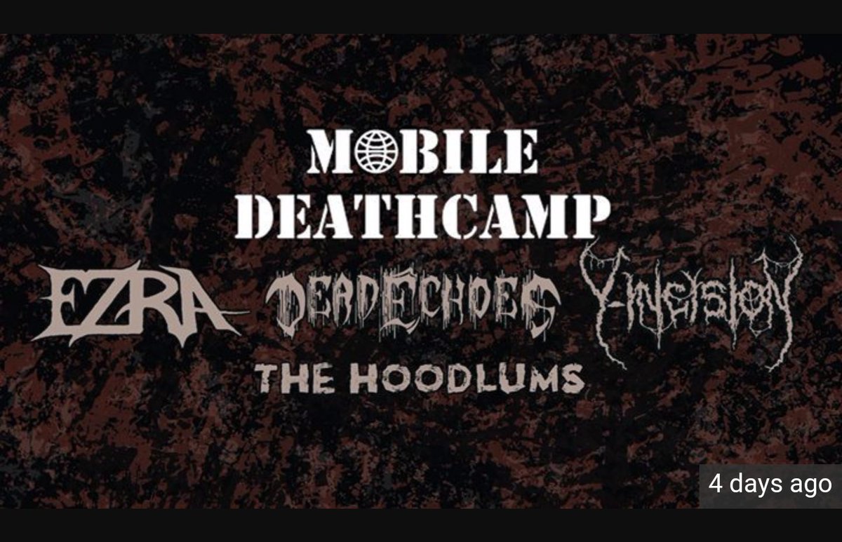 LisetteMonster's tweet photo. TONIGHT at the Spigot in Lincoln NE #METAL #Deadechoes #MobileDeathcamp #Ezra #YIncision #TheHoodlums https://t.co/h0ioCOa50w
