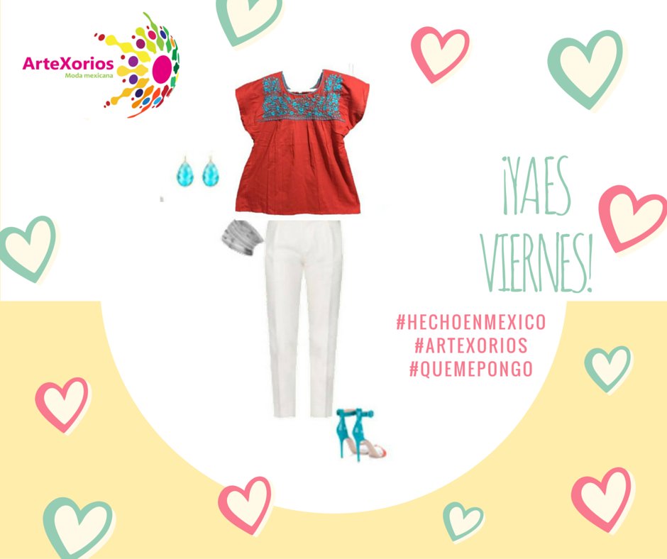 ArteXorios's tweet photo. ¿Qué te vas a poner?
https://t.co/EprF439f5p #artexorios #viernes #YaEsQuincenaY #BuenViernes #arte #hechoenmexico https://t.co/Fil6Wwk6gv