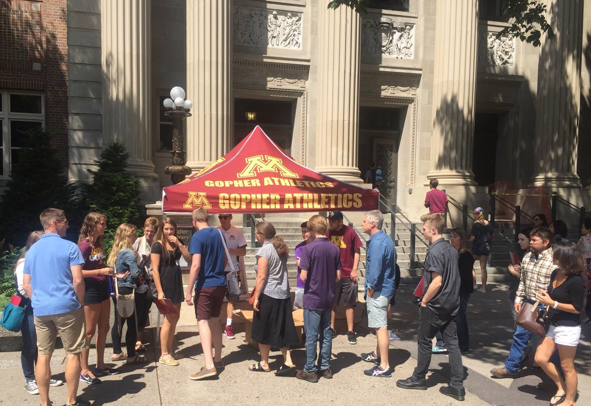 GopherSports's tweet photo. Gotta catch 'em all. #PokemonGO https://t.co/VqFzhZ7lsK