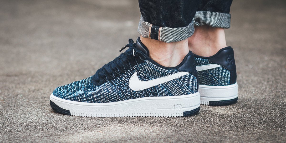 air force 1 flyknit obsidian