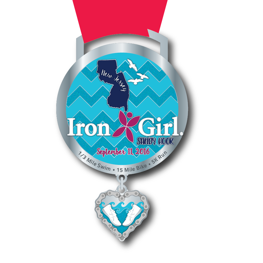 TheIronGirl's tweet photo. We're swooning over this year's #IGSandyHook medals! #swimbikerun https://t.co/QOEkQBR7O0