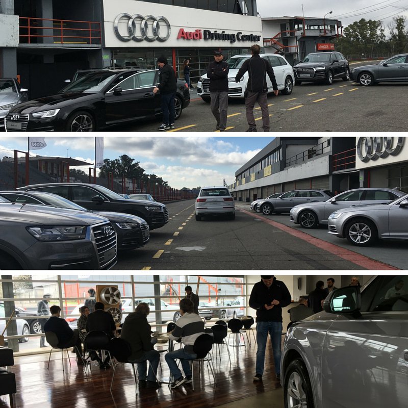 Desde el #AudiDrivingCenter experimentamos hoy la potencia y la adrenalina de los nuevos #Audi A4 y Audi Q7.