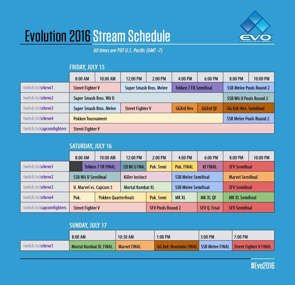 xD1x's tweet photo. Want to know when and where to watch your favorite games at #EVO2016?

Share to allow more to join the party! https://t.co/0swf3P18Cc