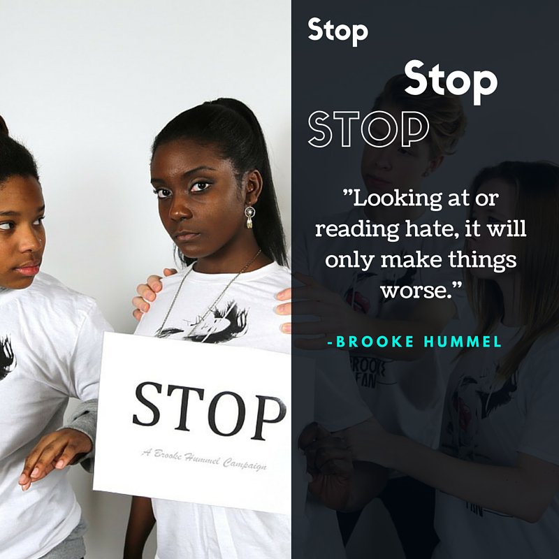 BrookeBNR's tweet image. No one deserves to be #cyberbullied #StopBlockTell