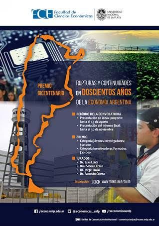 coleconomico's tweet photo. Convocatoria Premio Bicentenario - FCE (UNLP) https://t.co/xUi9s71fP4 https://t.co/p42VqliNgV… https://t.co/NkDcJYqaEJ