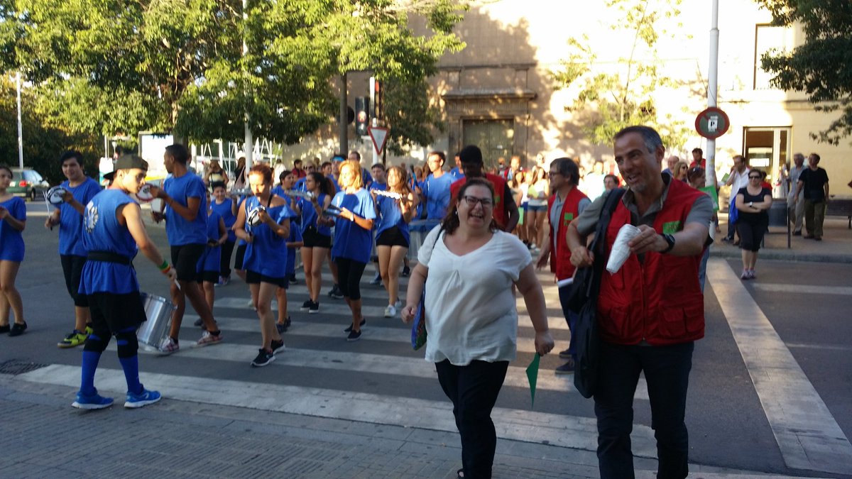 AgoraTrs's tweet photo. La ruta del 1r any de l'#arllibre té molt de música i percussió gràcies al grup so-m Maurina de #terrassa https://t.co/jO6zwZA0bA