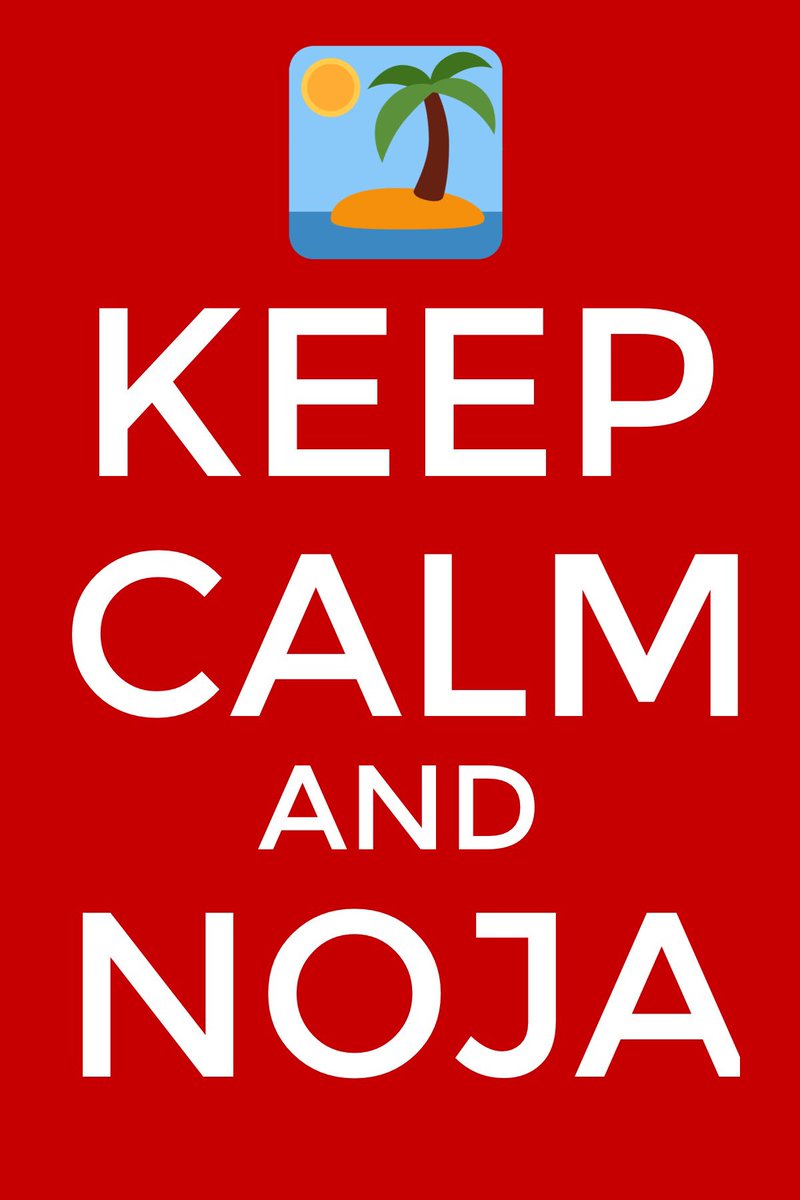 NojaDeParty's tweet photo. KEEP
CALM
 AND
NOJA https://t.co/RtxxiRAi5t