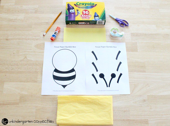 kdgconnection's tweet photo. This tissue paper bumble bee is the perfect summer craft for kids! #kidsart #insectunit https://t.co/D2HYJmq8LC https://t.co/sQeM9639He