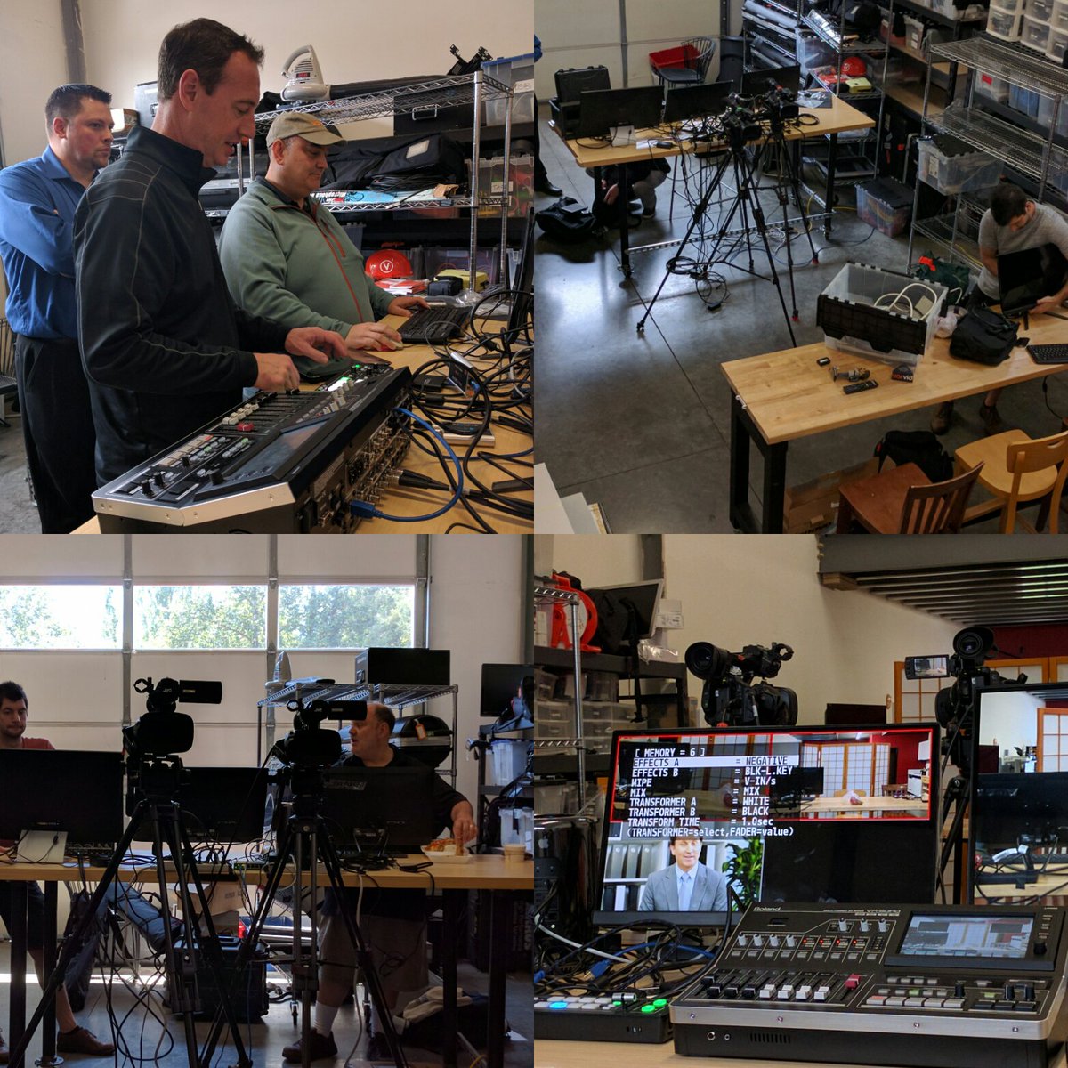 varvid's tweet photo. Good tidings from @Roland_US's @RobRead & Jared Meldrum! 2nd day #XmasInJuly, demos to better our #ConnectedEvents! https://t.co/hErGXYa8Jk