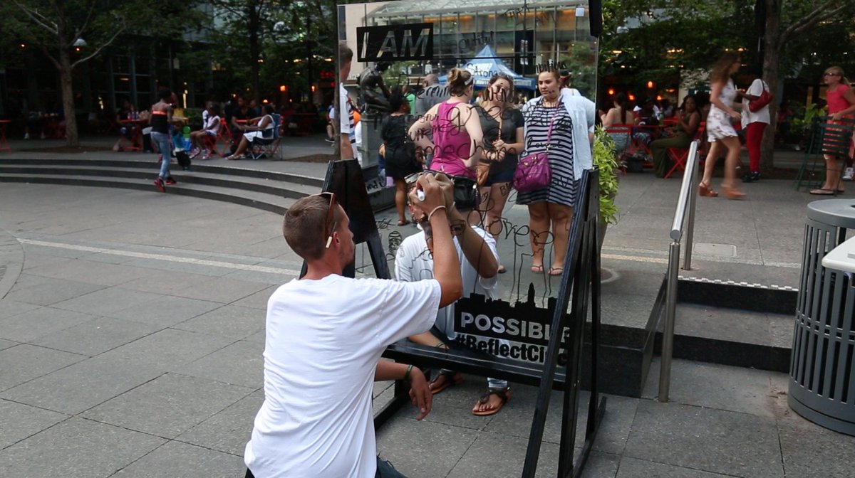 ReflectCincy's tweet image. Life is only a reflection of what we allow ourselves to see. @WashingtonPark tonight from 5pm - 8:30pm #ReflectCincy