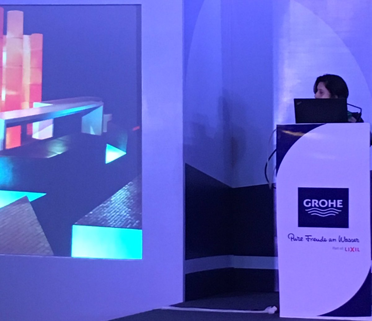 COLLABARCH's tweet photo. Lalita @ Grohe Smart Discussion MUMBAI https://t.co/V4Ds6FGYmA