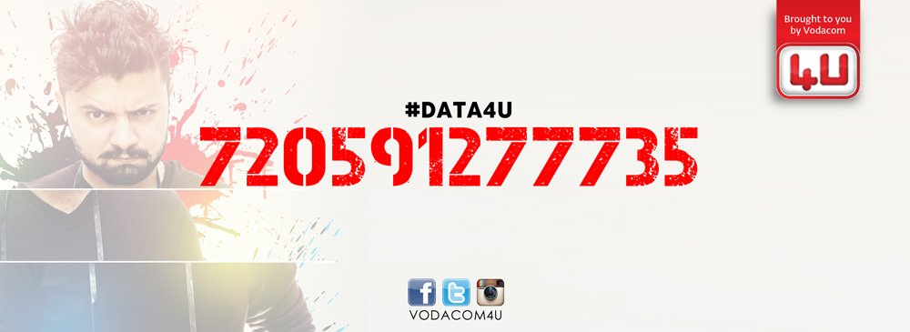 Vodacom4u's tweet photo. 1GB free data, punch this code quickly *100*01*PIN# :-)
More vouchers to be posted throughout the day
#Data4U https://t.co/BJey9LQPMG