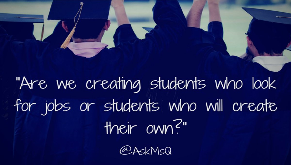 EdTechTeacher21's tweet photo. Driving questions behind Youth World Skills day https://t.co/VgC0it3Kye from #ettsummit speaker @askMsQ #edchat https://t.co/UMUYvdso0e