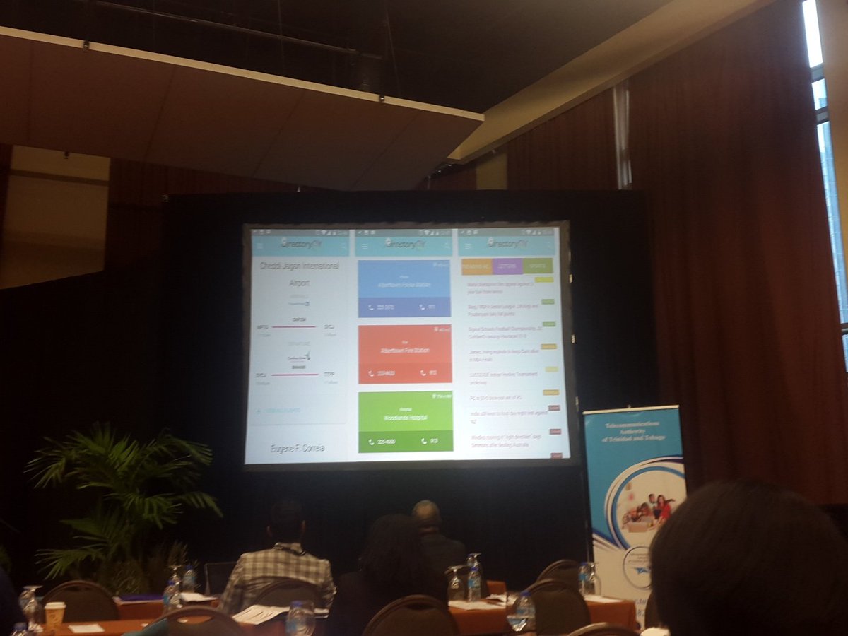 DirectoryGY's tweet photo. Brief presentation being done now by @rowenwillabus CEO of @IntellectStorm #directorygy #CTOBroadband https://t.co/dnrvKNGJjm