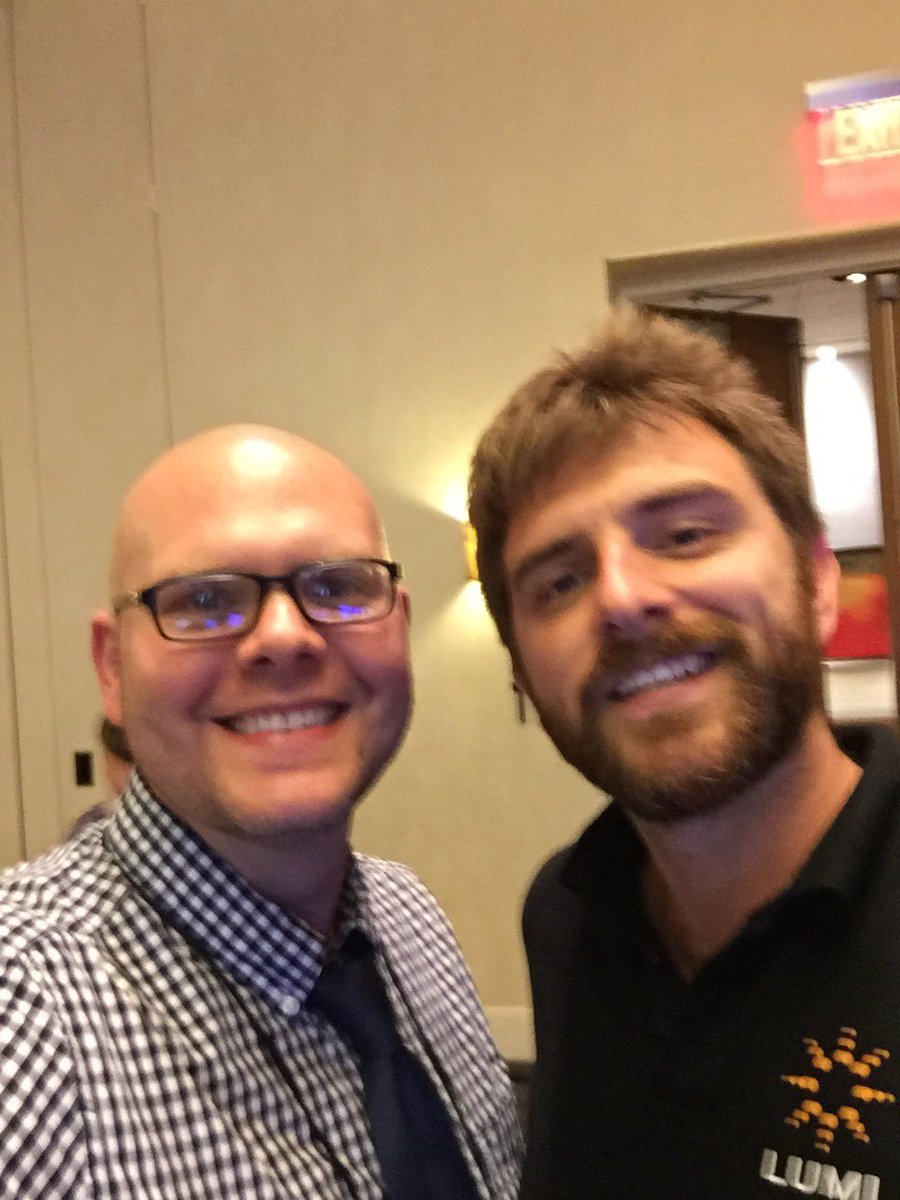 DougTechnician's tweet photo. I just got a selfie with Matt Rawle (@mrawle2000). How cool! #scj16 #scjumc https://t.co/0AdU1cscxh