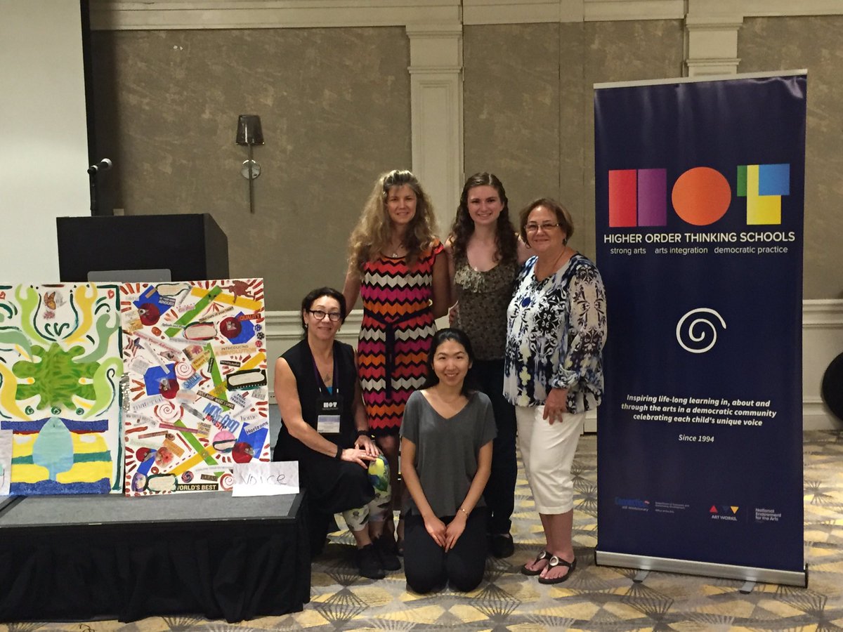 HOTSchools's tweet photo. Interns, staff, and artists are excited to go home to relax after a busy and inspiring #HOTSSI2016! https://t.co/Uz4n09yISp