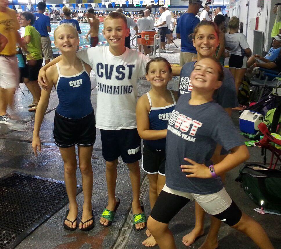 CVSTSwimming's tweet photo. #FLAGSLC16 - @CVSTSwimming at this morning's Prelim Session. #CVST #SwimSquad #FunnestSport #GoCVST https://t.co/sTYtxsNWg3