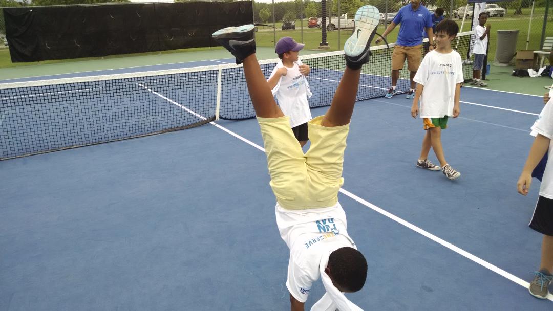 AsAndAces's tweet image. @AsAndAces campers had a blast at  #ReturnTheServe Fun Day.  Glad the weather held up.  Thanks @Chase