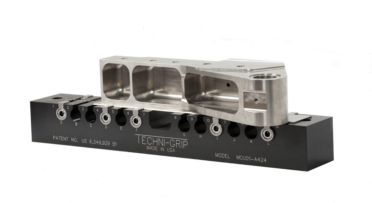 technigrip's tweet photo. Our 24" vise with a machine part on it. Contact us to see how we can meet your workholding needs. #CNCworkholding https://t.co/4vE10QD0Ww