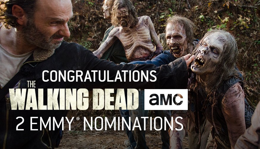 WalkingDead_AMC's tweet photo. Congrats to #TWD on its two #Emmy nominations! For more: https://t.co/nhtinntzzK https://t.co/GK1NVwDWTj