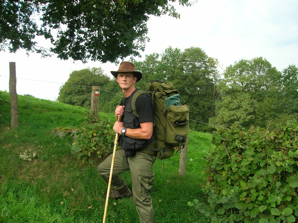 wernerkoning's tweet photo. And that's 10 years ago already. Hikingtrip Begium Ardennes.#timeflies #hiking #berghausvulcan #aussiehat https://t.co/cMYBbHeWKn