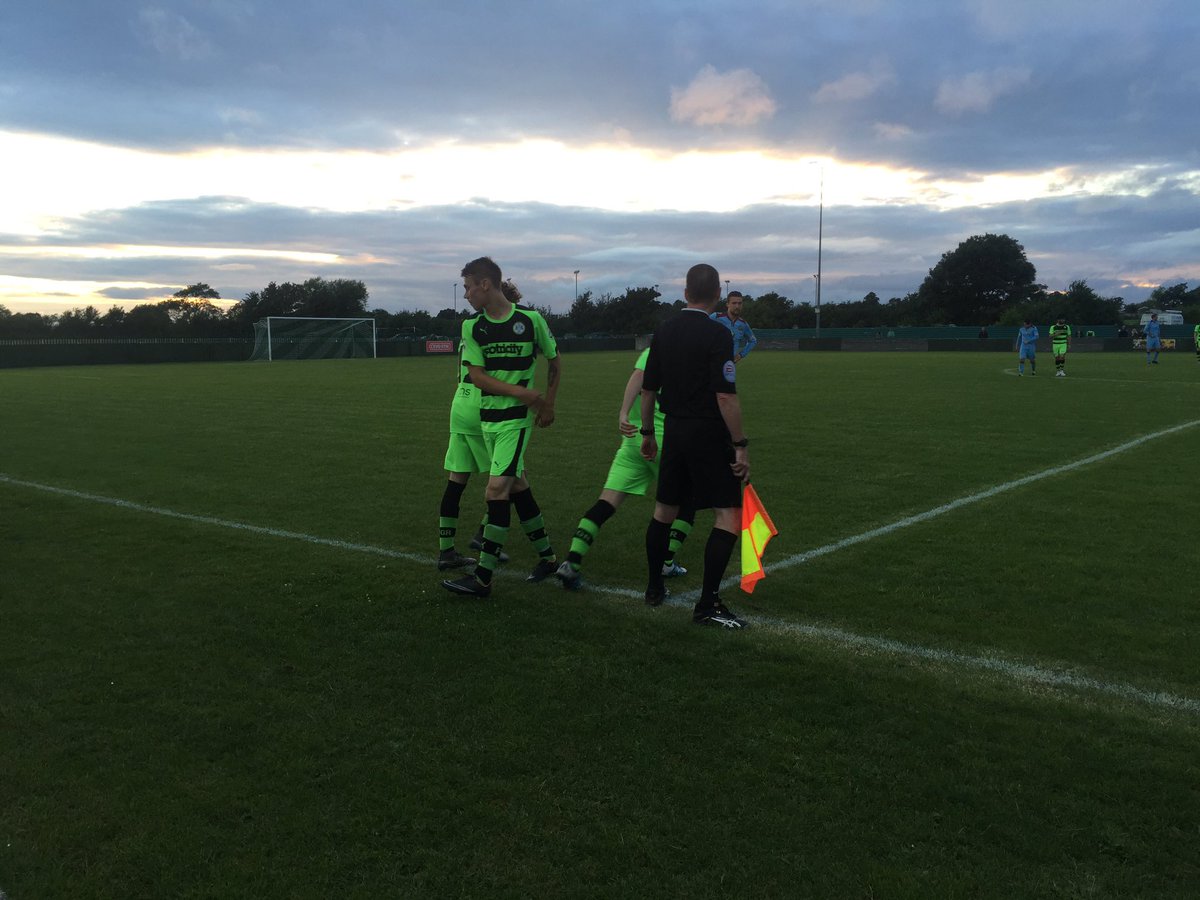 JonPalmerSport's tweet photo. Jack Watts comes off after another appearance for @FGRFC_Official, decision time now after his two week trial https://t.co/MfUWXBMzC0