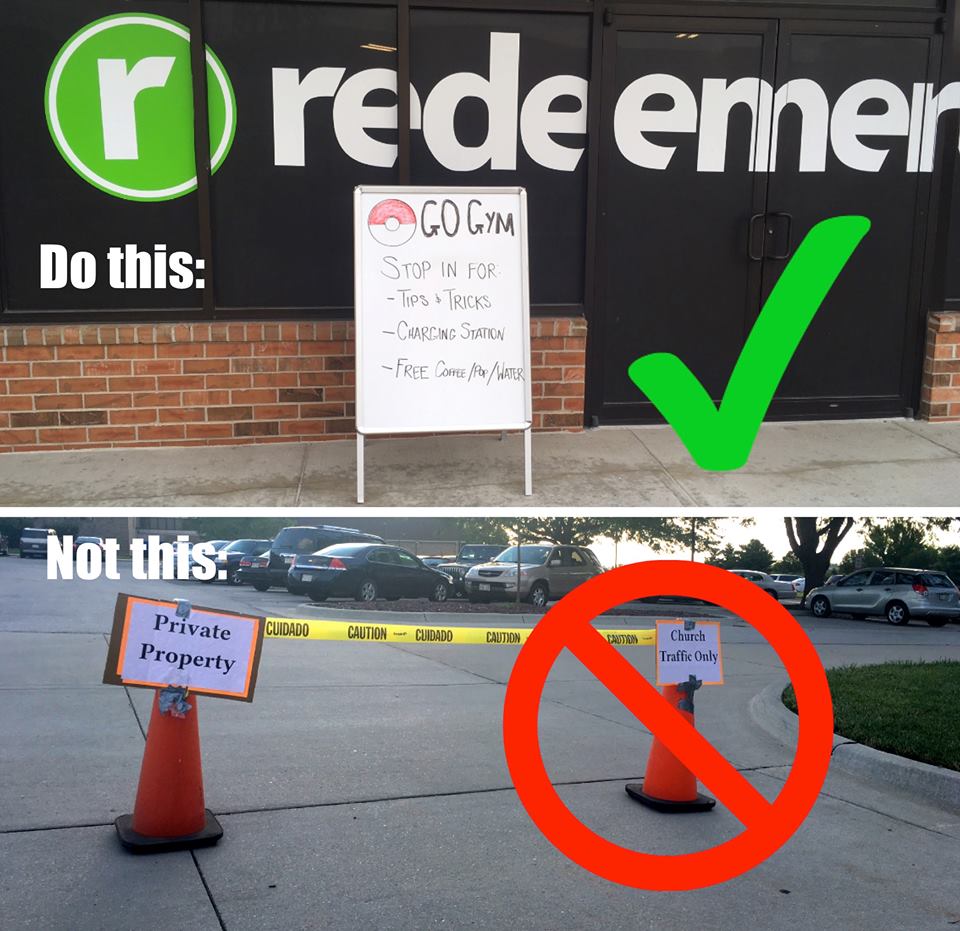 CICblog's tweet image. My church is a #PokemonGO gym, so I did this today. What will yours do?