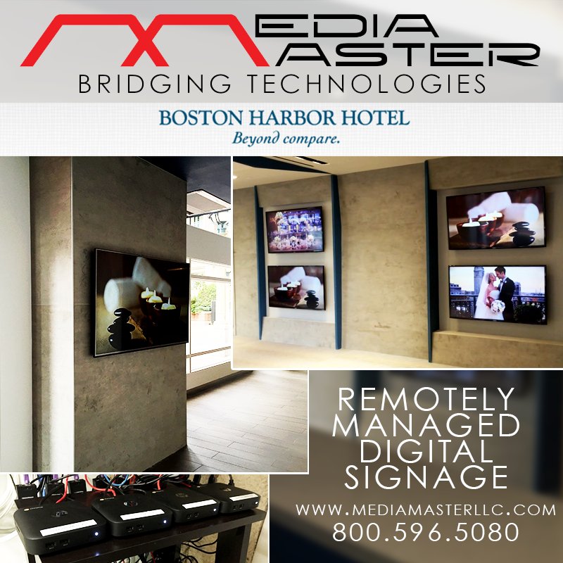 MediaMasterLLC's tweet image. This week, Media Master and @HarborHotel teamed up to provide new digital signage to the hotel's Visitor Center!