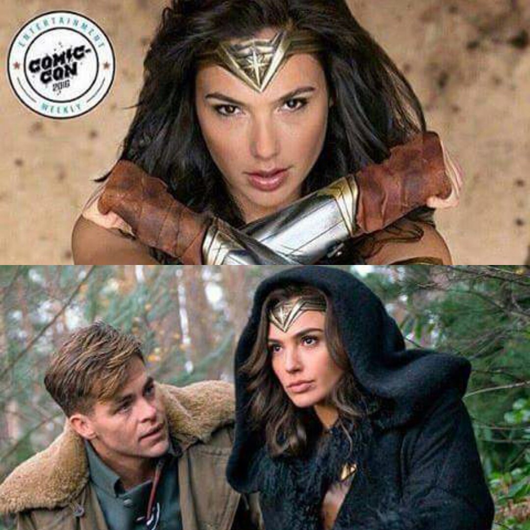 geekzone67's tweet image. Dos nuevas fotos de #WonderWoman 
Un peueño adelanto de #ComicCon #2016