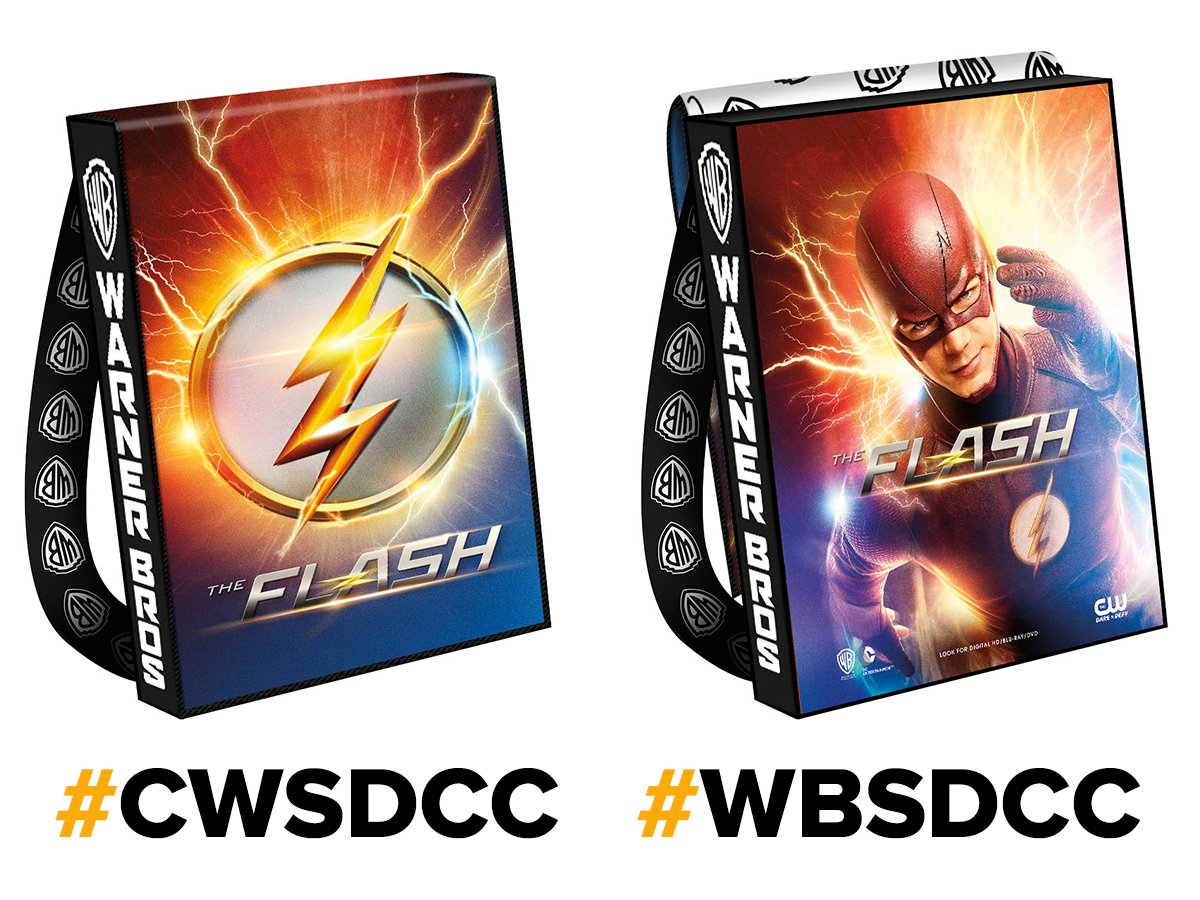 CW_TheFlash's tweet photo. Heading to Comic-Con®? You might walk away with the official bag for #TheFlash! #CWSDCC #WBSDCC https://t.co/upTEcqfBiO
