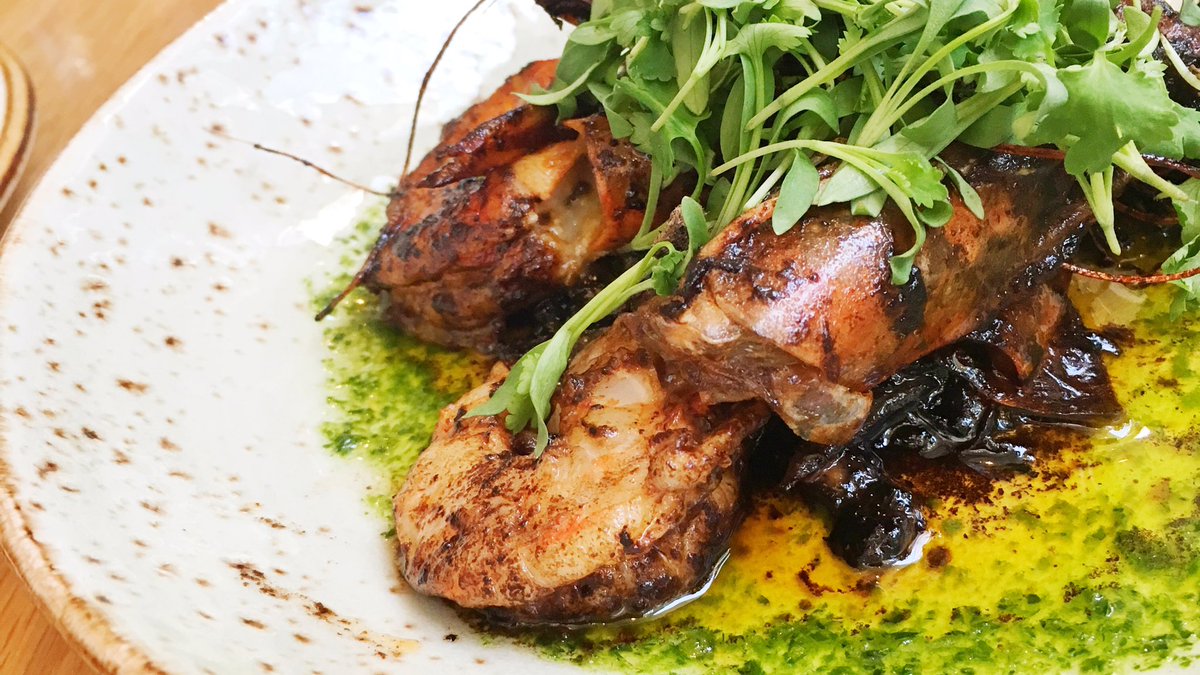 Delicious garlic shrimp <a href="/FordsFilling/">Ford'sFillingStation</a> @JWLALIVE #MyDayInLA