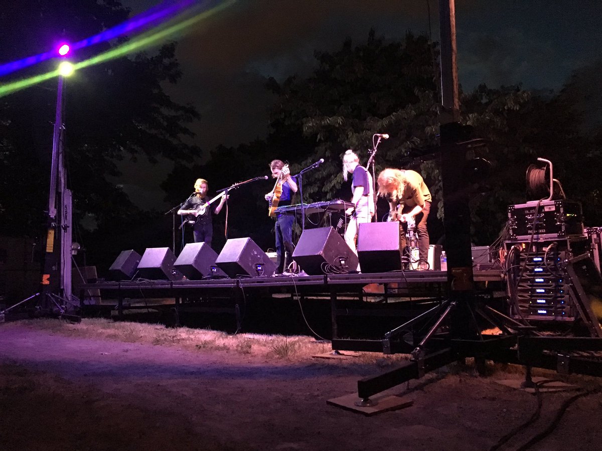 PhoenixCoffeeCo's tweet photo. Saintseneca making that good noise on the main stage next @agumboot music festival! We are on a farm, tunesin. https://t.co/r3qT5Kt2O8
