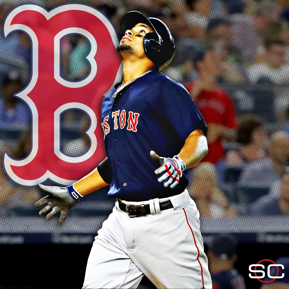 SportsCenter's tweet photo. Xander Bogaerts' 2-run HR in the 6th lifts Red Sox over Yankees, 5-3, for Boston's 5th straight win. https://t.co/WesDk0CNxY