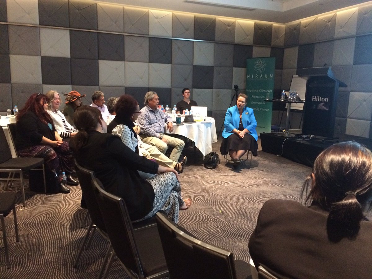 crystalam's tweet photo. PVC Bronwyn Fredericks sharing her story and insights into being a PVC at #NIRAKN2016 🎓 https://t.co/pWFYoDM26y