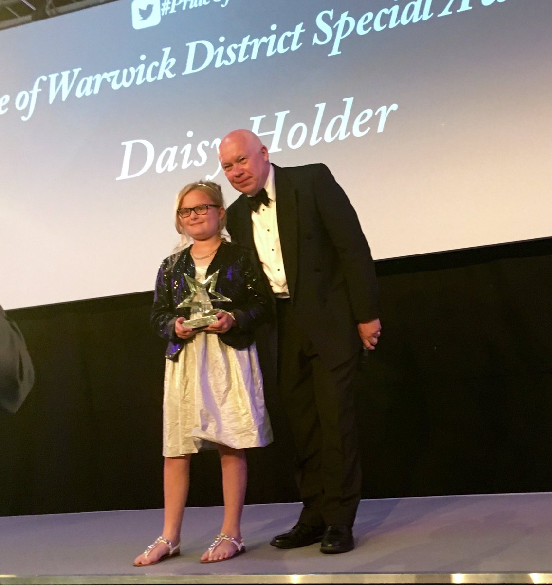 Phillips66UK's tweet photo. Special Award to 10 yr old Daisy Holdon! Cycling 4 days to raise money for a worthy cause! #prideofwarwickdistrict https://t.co/n9SSzH1Z3Q