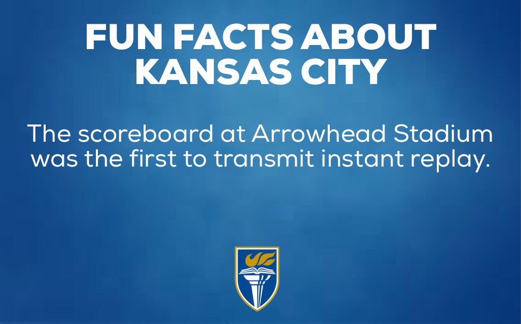 WelchAlumni's tweet photo. Football fans: Did you know that the scoreboard at Arrowhead Stadium was the 1st to transmit instant replay? #NAFWB https://t.co/cnqNNggONo