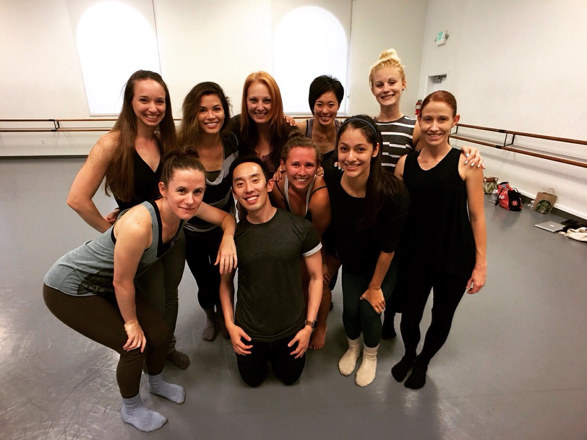 backhausdance's tweet photo. A lovely surprise when founding BDer William Lu popped into rehearsal yesterday! #foreverBD #BDlove #adventures https://t.co/jcdwOn3vRG