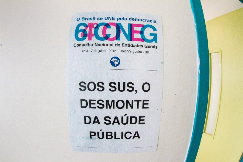 uneoficial's tweet photo. SOS SUS: O desmonte da saúde pública! Mesa do #64CONEGUNE q contou com a presença do @padilhando e do #ArthurChioro https://t.co/6OKfucnaJe