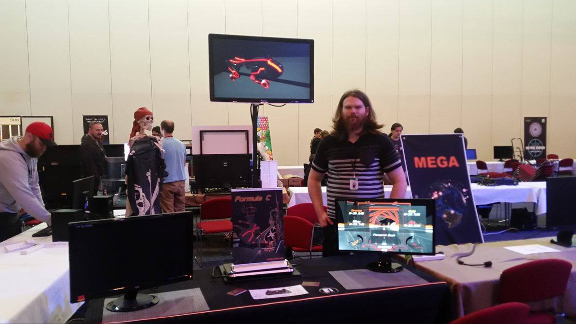 EulerCode's tweet photo. We're ready to start #AVCon2016 with #FormulaC in the @indiegamesroom. Come try it with the #OculusRift CV1 https://t.co/WYoRFPDTDl