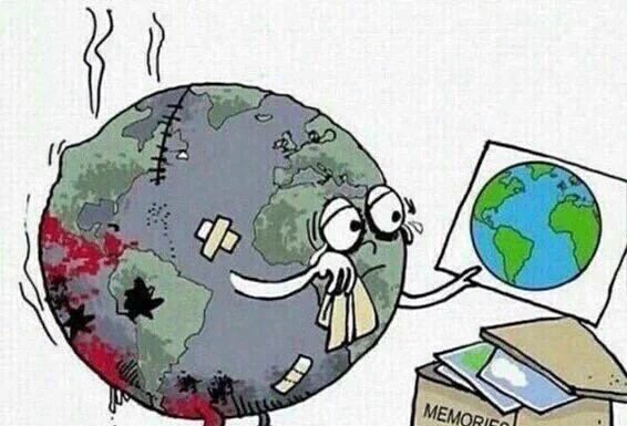 The Earth is infected with a virus, and the virus is us.