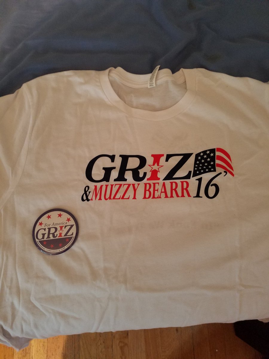 matt_casas's tweet photo. @mynameisGRiZ you've got my vote #LessTrumpMoreFunk #InGrizWeTrust https://t.co/7mbkuRYNy5
