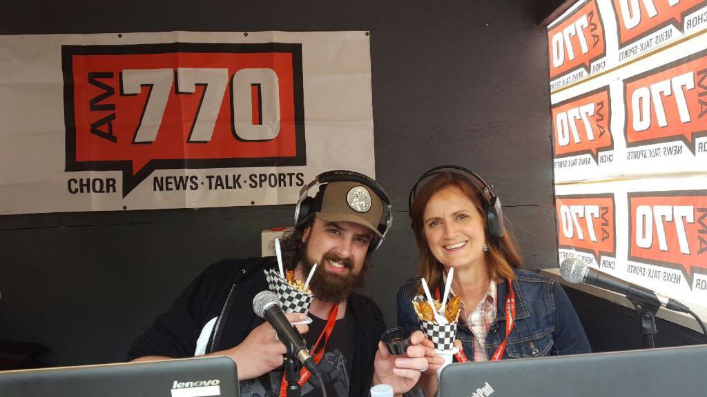 QRcalgary's tweet photo. Big T's won the best fair fusion food today and we got to taste it! #CSfoodie @calgarytoday @JarrodOnAir https://t.co/Slb09GojE8