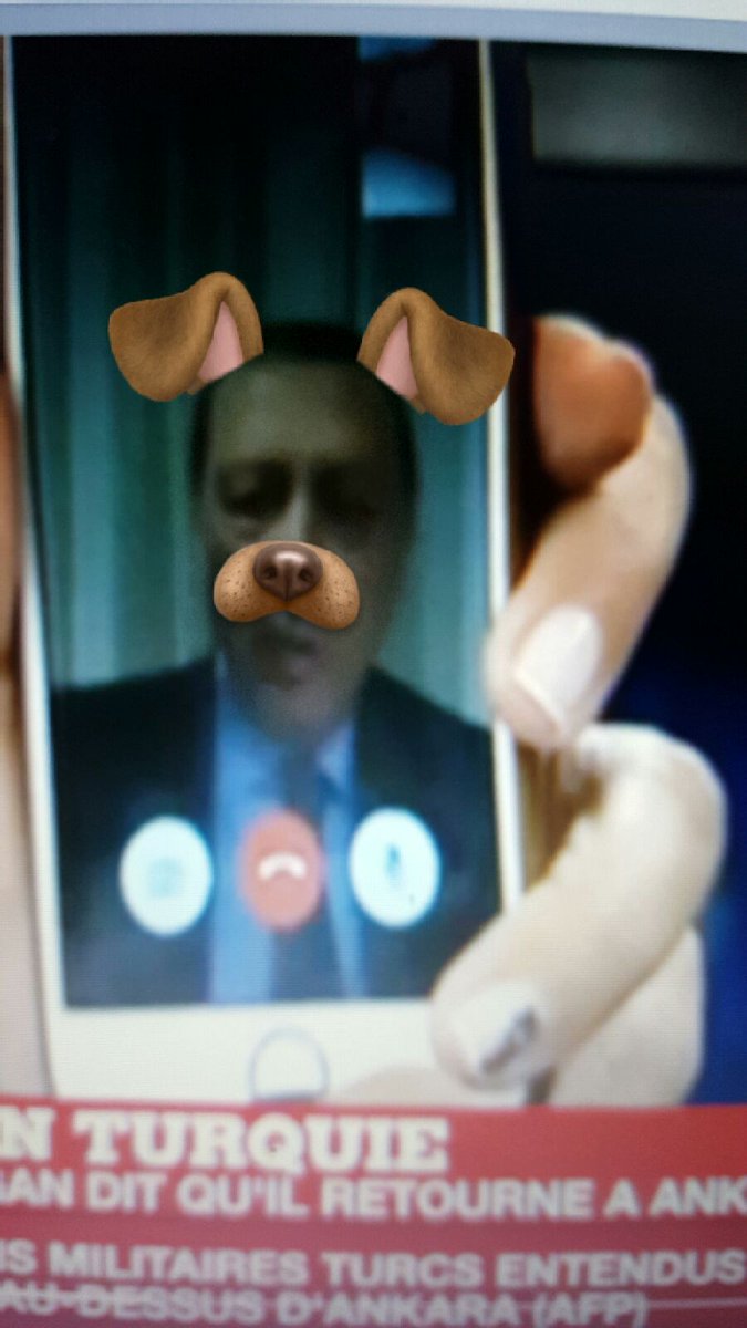 Erdogan speakinh with complete authority #snapchat #facetime #TurkeyCoup