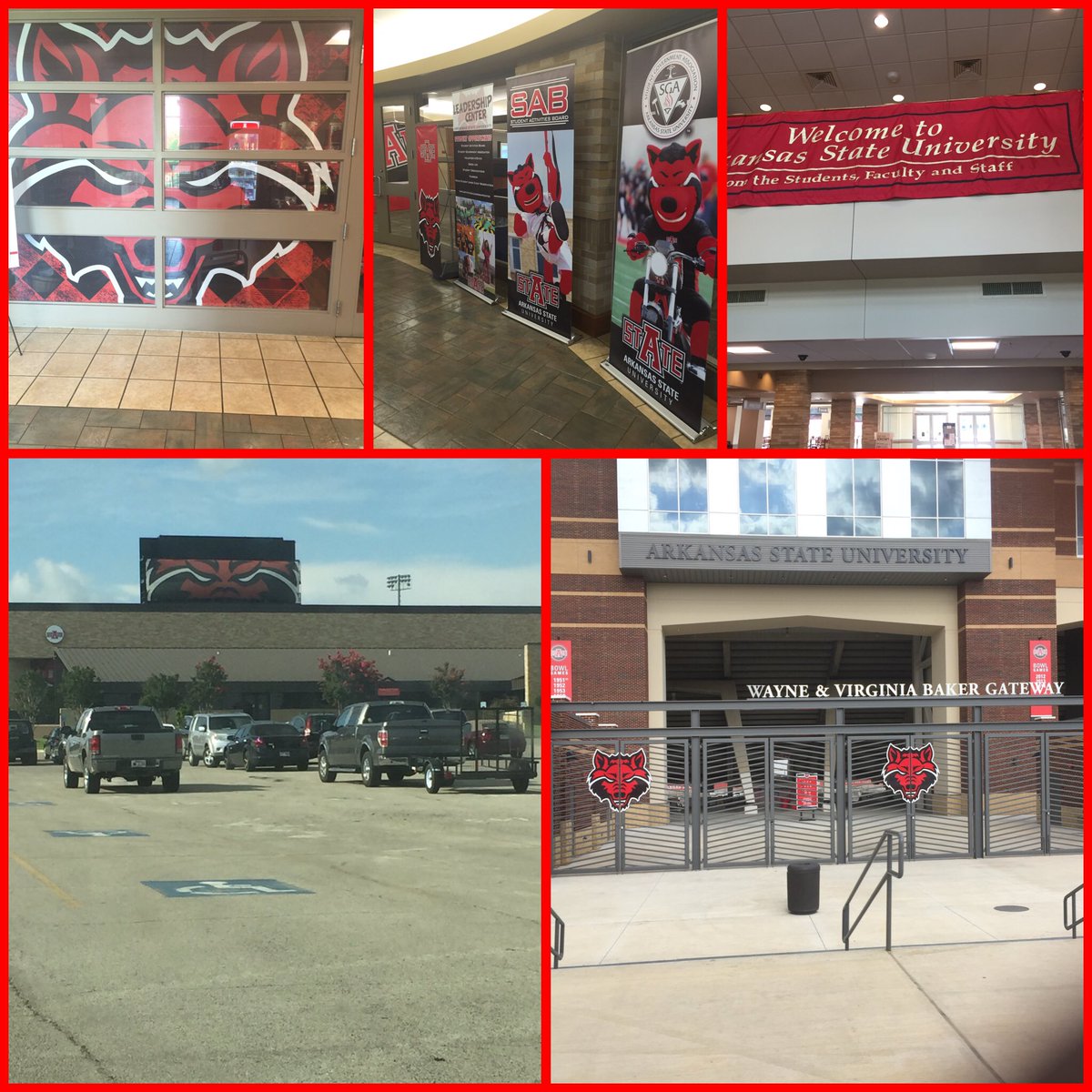 MrzTeeBritt's tweet photo. Made it safely by Gods grace! This campus and athletic facility is BEAUTIFUL! #RedwolvesFB @_maurice23_ https://t.co/iz6IOa1dQO