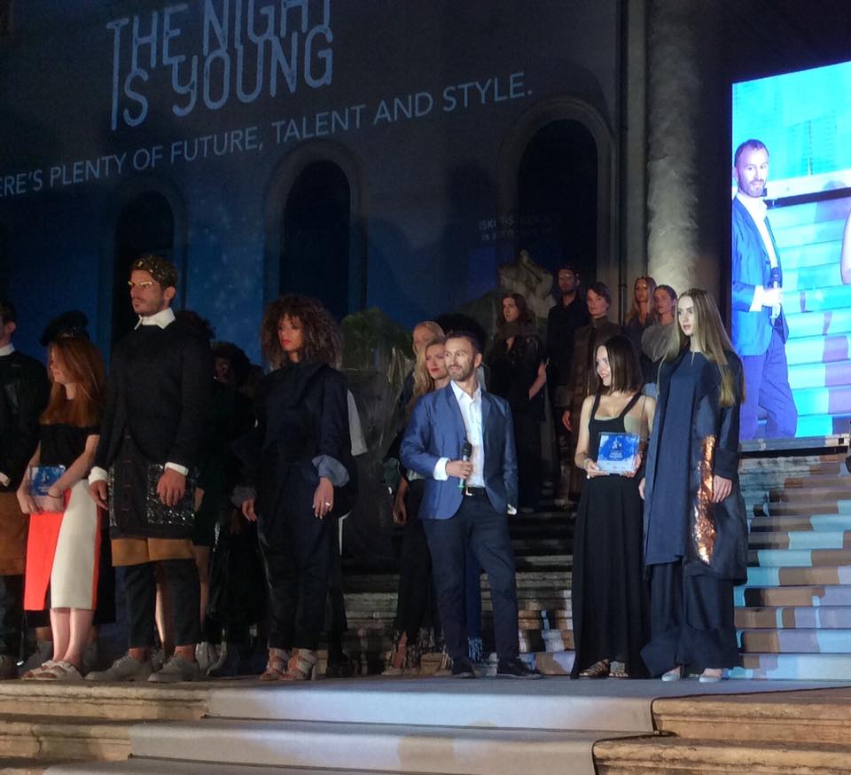 iskooldenim's tweet photo. Winner of the Vogue Talents Special Mention: Elena Trukhina (ESMOD Munich)
#iskoolfinal #iskooldenimaward https://t.co/11R882Xi5r