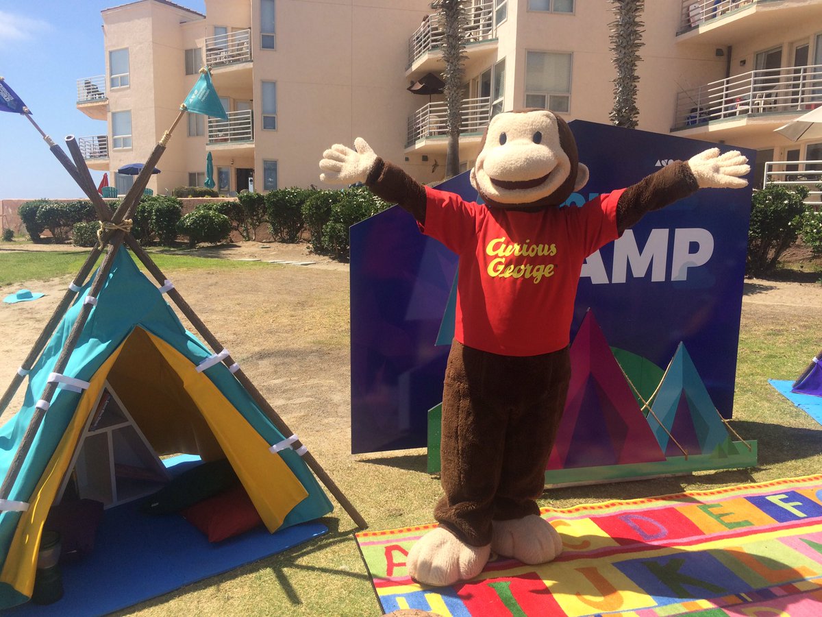 HMHCo's tweet photo. Celebrate Curious George's 75th birthday at #IBSSF with us! Come say hi! #CuriousWorldTour https://t.co/ZDRtkW3BJw
