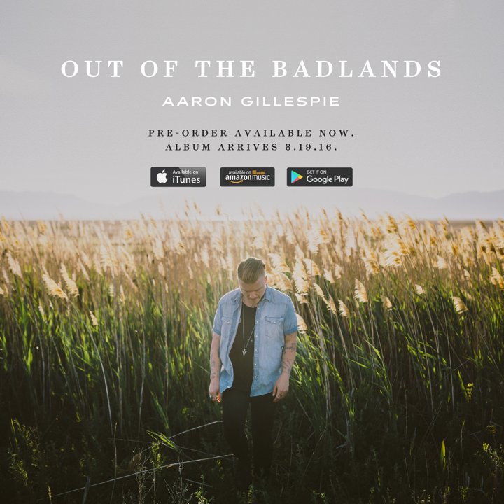 aaronrgillespie's tweet photo. RT @aaronrgillespie: Digital pre-orders for Out Of The Badlands are available now! https://t.co/6HY7RoTnbP https://t.co/J2o6vXgy4p