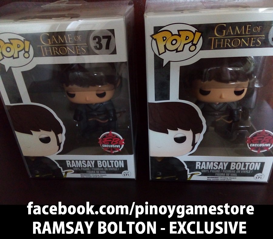 PinoyGameStore's tweet photo. Less than 4 Ramsay Bolton Funko Pops left
We deliver free in the Philippines!
#GameOfThrones #Philippines #FunkoPH https://t.co/9i9mNro9Bv